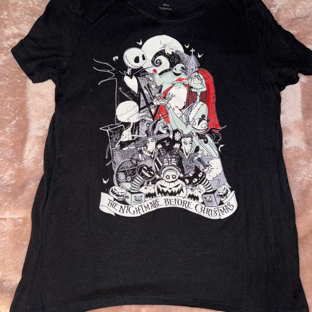 Black Nightmare Before Christmas T-Shirt